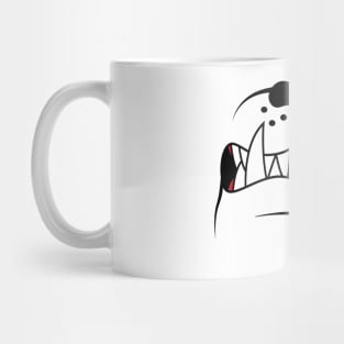 Mouth Mask Bulldog Masks Scary Halloween Grin Mug